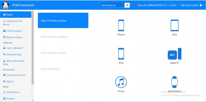 descarga ipsw desde ipsw.me