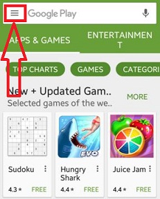 sélectionner Mes Applications Jeux