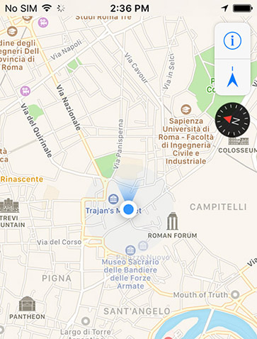 changed location
