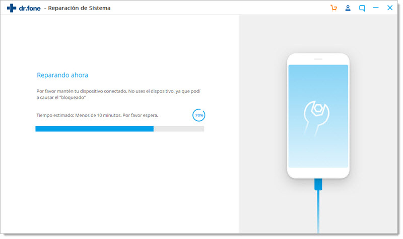 reparando android para salir de Android atorado en recuperación del sistema