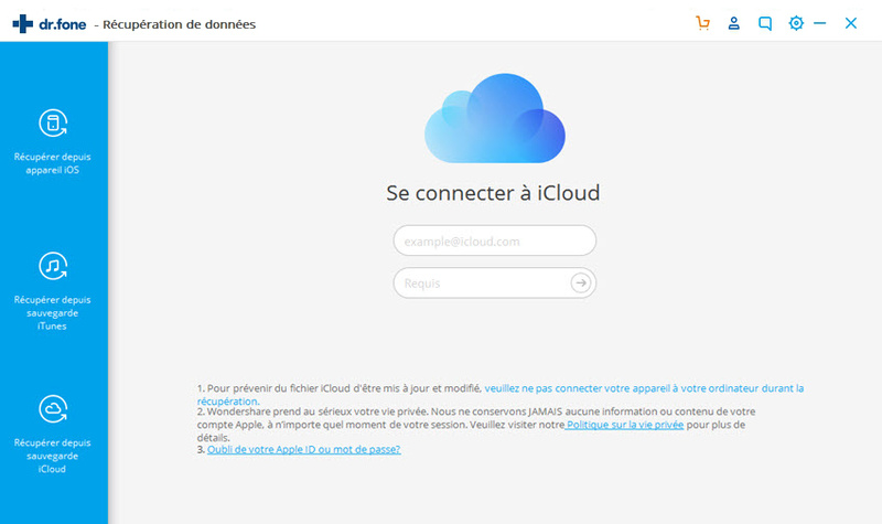 Restaurer l'iphone à partir de la sauvegarde icloud après Réinitialisation matérielle