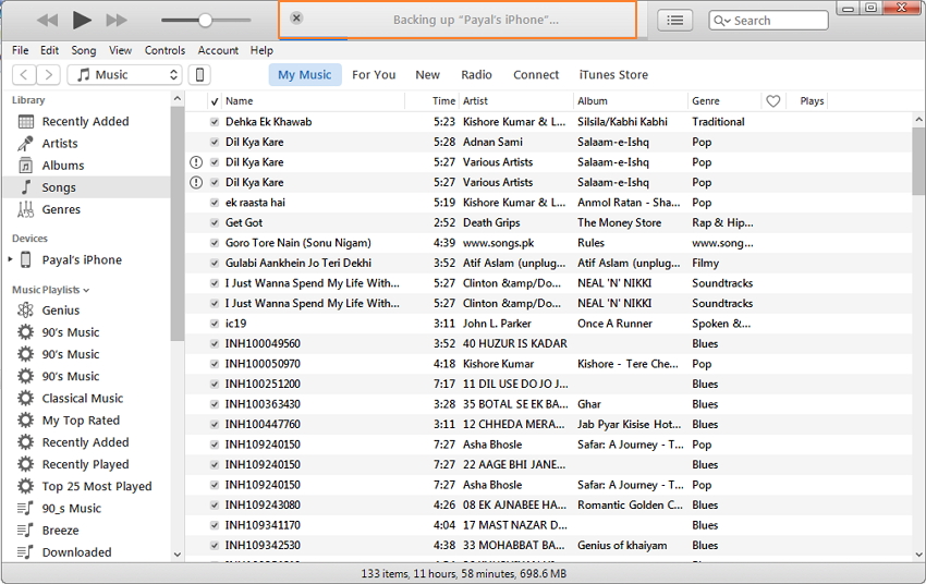 Haga copia de seguridad de iPhone a disco duro externo con iTunes