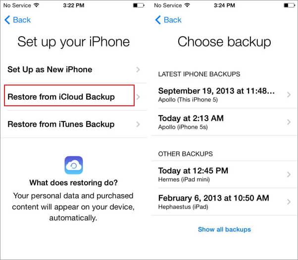 transferir archivos del iPhone viejo al nuevo iPhone 6 plus